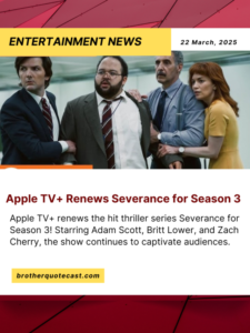 Series ‘Severance’ for Season 3